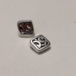 Brighton ~ Silver stud earrings